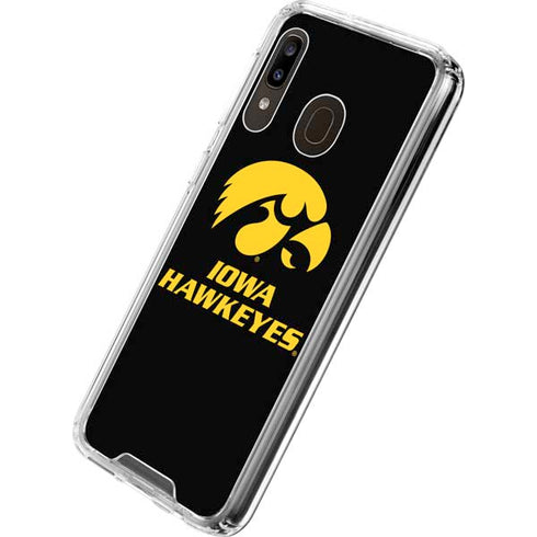 University of Iowa Hawkeyes Galaxy A30 Clear Case