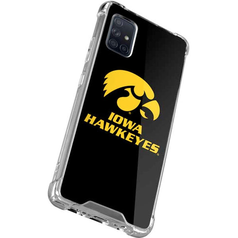 University of Iowa Hawkeyes Galaxy A71 5G Clear Case