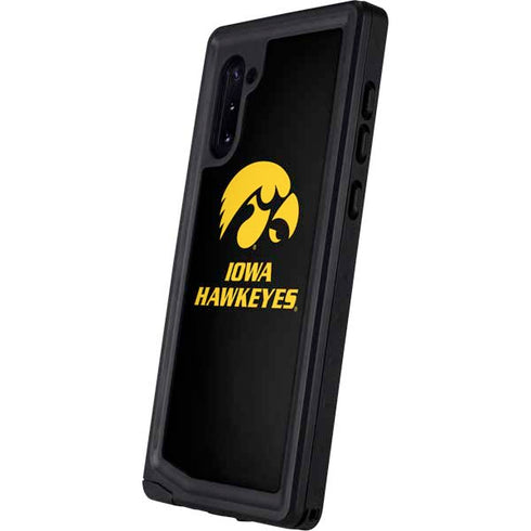 University of Iowa Hawkeyes Galaxy Note 10 Waterproof Case