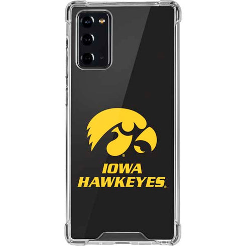 University of Iowa Hawkeyes Galaxy Note20 5G Clear Case
