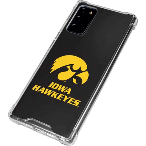University of Iowa Hawkeyes Galaxy Note20 5G Clear Case