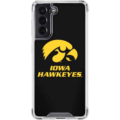 University of Iowa Hawkeyes Galaxy S22 Clear Case