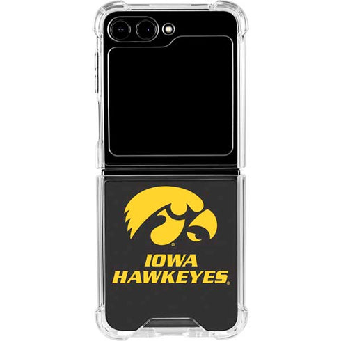 University of Iowa Hawkeyes Galaxy Z Flip5 5G Clear Case