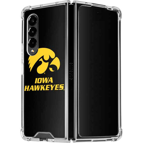 University of Iowa Hawkeyes Galaxy Z Fold4 5G Clear Case
