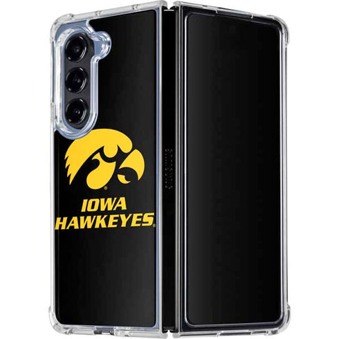 University of Iowa Hawkeyes Galaxy Z Fold5 5G Clear Case