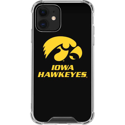 University of Iowa Hawkeyes iPhone 12 Clear Case