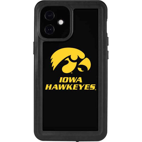 University of Iowa Hawkeyes iPhone 12 Mini Waterproof Case