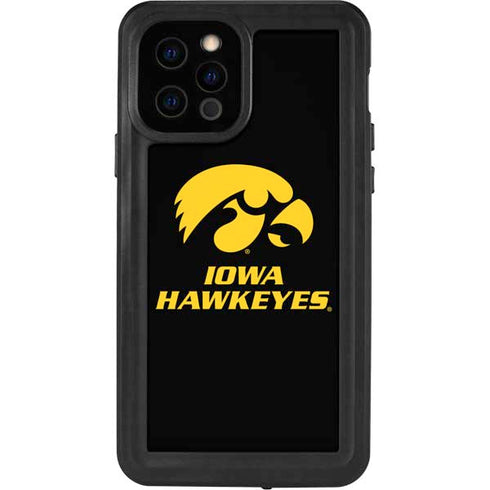 University of Iowa Hawkeyes iPhone 12 Pro Waterproof Case