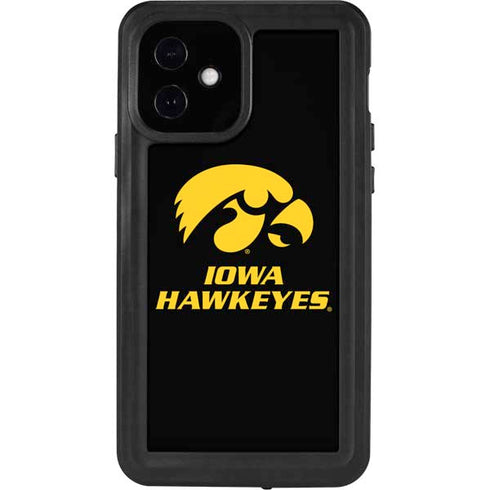 University of Iowa Hawkeyes iPhone 12 Waterproof Case