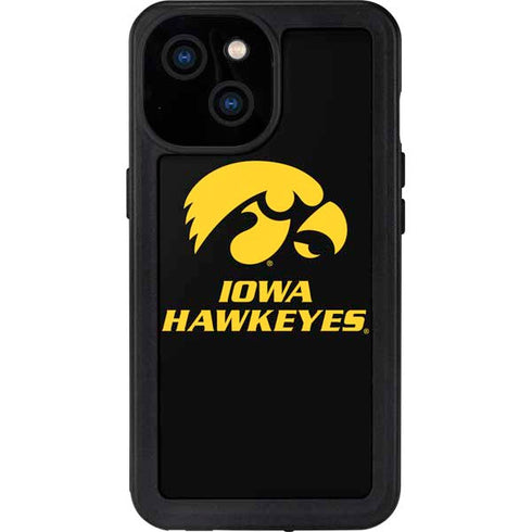 University of Iowa Hawkeyes iPhone 13 Mini Waterproof Case