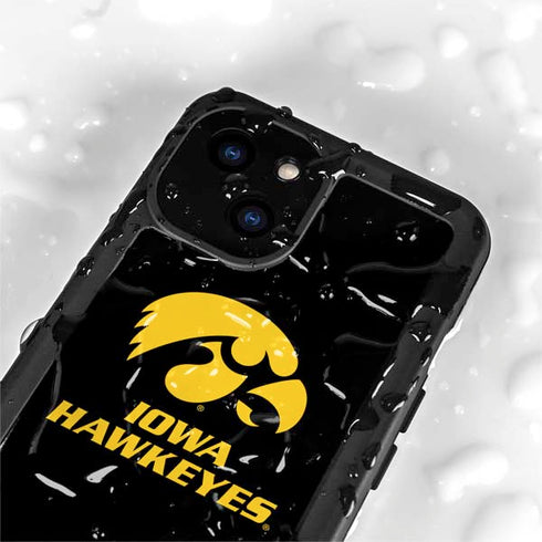 University of Iowa Hawkeyes iPhone 13 Mini Waterproof Case