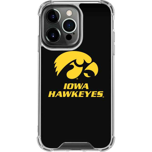 University of Iowa Hawkeyes iPhone 15 Pro Clear Case
