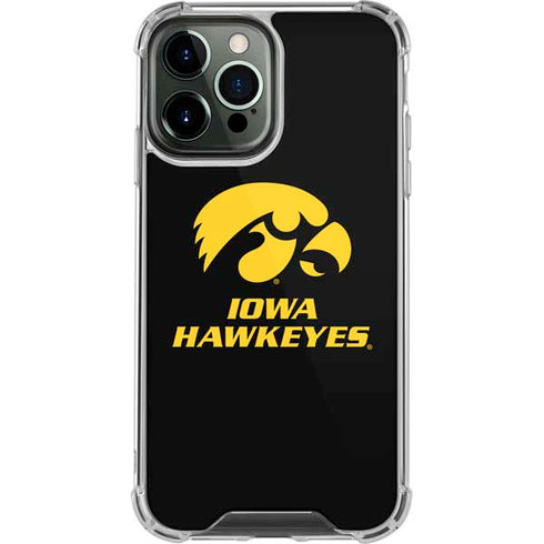 University of Iowa Hawkeyes iPhone 14 Pro Max Clear Case
