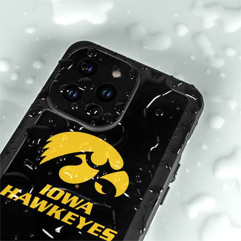 University of Iowa Hawkeyes iPhone 14 Pro Max Waterproof Case