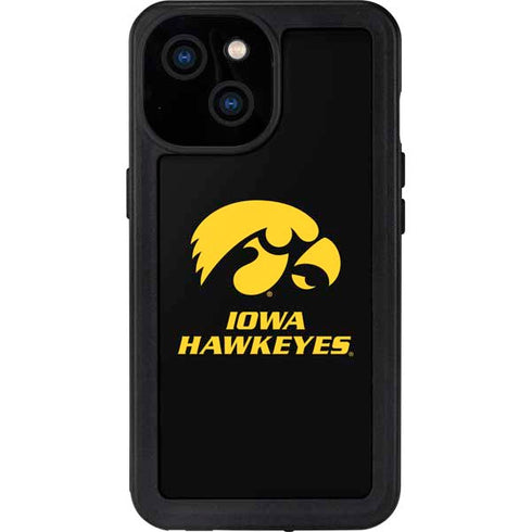 University of Iowa Hawkeyes iPhone 15 Waterproof Case