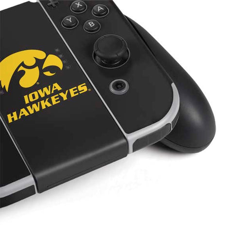 University of Iowa Hawkeyes Nintendo Switch OLED (2021) Skin