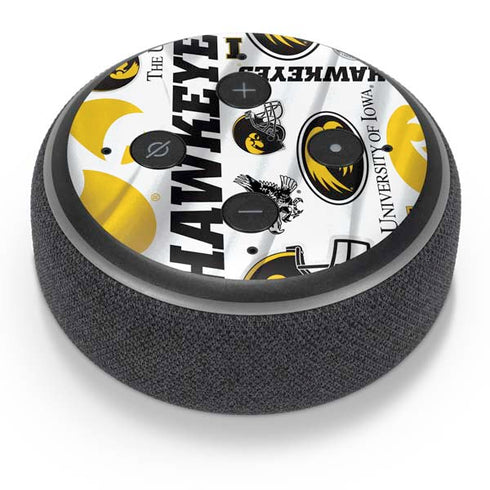 University of Iowa Hawkeyes Pattern Amazon Echo Dot Skin