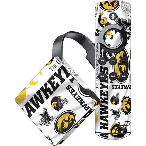 University of Iowa Hawkeyes Pattern Amazon Fire TV Skin
