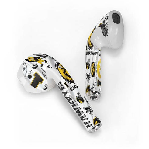 University of Iowa Hawkeyes Pattern Apple AirPods Skin