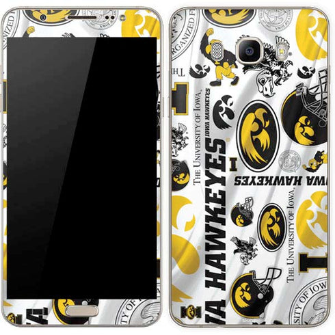 University of Iowa Hawkeyes Pattern Galaxy J7 Skin