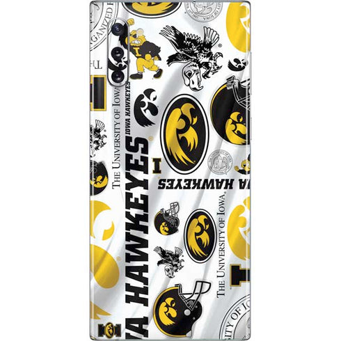 University of Iowa Hawkeyes Pattern Galaxy Note 10 Skin