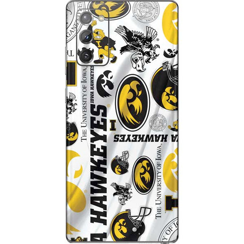 University of Iowa Hawkeyes Pattern Galaxy Note20 5G Skin