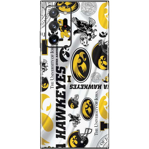 University of Iowa Hawkeyes Pattern Galaxy Note20 Ultra 5G Skin