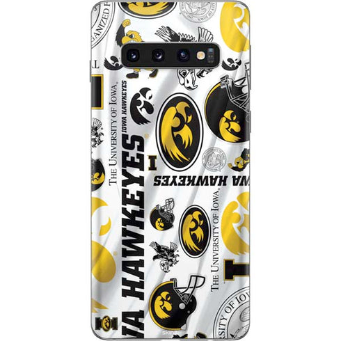 University of Iowa Hawkeyes Pattern Galaxy S10 Skin
