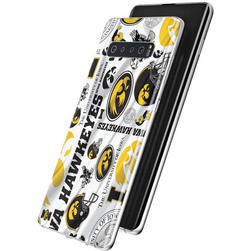 University of Iowa Hawkeyes Pattern Galaxy S10 Skin
