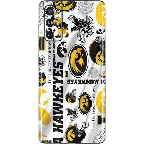 University of Iowa Hawkeyes Pattern Galaxy S20 Fan Edition Skin