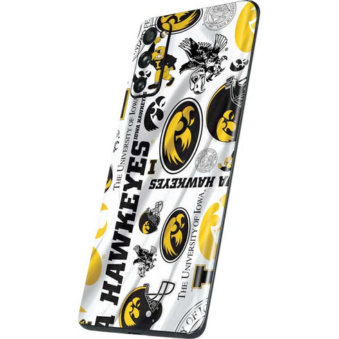 University of Iowa Hawkeyes Pattern Galaxy S20 Fan Edition Skin