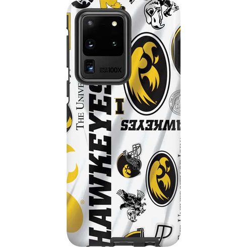 University of Iowa Hawkeyes Pattern Galaxy S20 Ultra 5G Pro Case