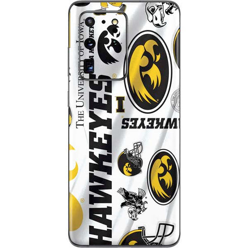 University of Iowa Hawkeyes Pattern Galaxy S20 Ultra 5G Skin