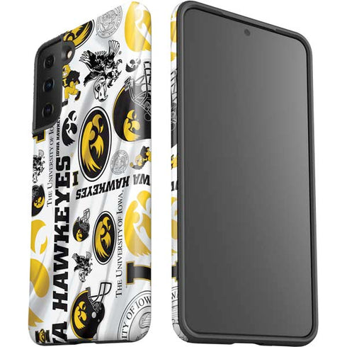 University of Iowa Hawkeyes Pattern Galaxy S21 Plus 5G Pro Case