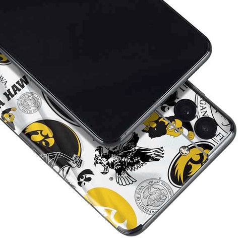 University of Iowa Hawkeyes Pattern Galaxy S21 Plus 5G Skin