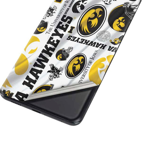 University of Iowa Hawkeyes Pattern Galaxy S21 Plus 5G Skin