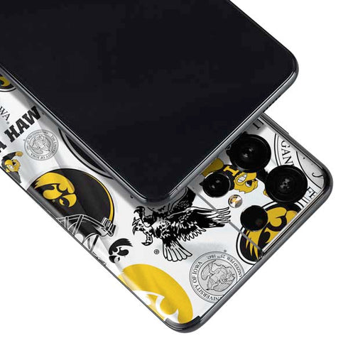 University of Iowa Hawkeyes Pattern Galaxy S21 Ultra 5G Skin