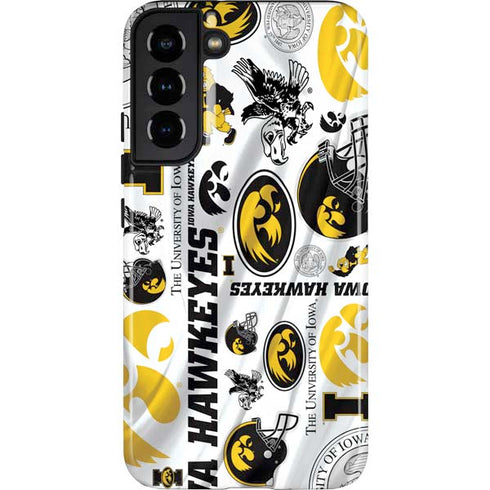 University of Iowa Hawkeyes Pattern Galaxy S22 Plus Pro Case