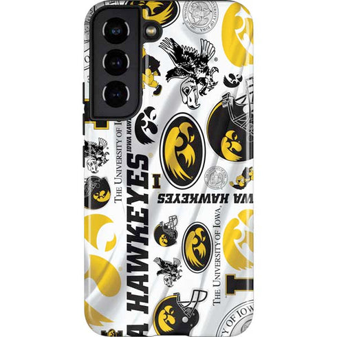 University of Iowa Hawkeyes Pattern Galaxy S22 Pro Case