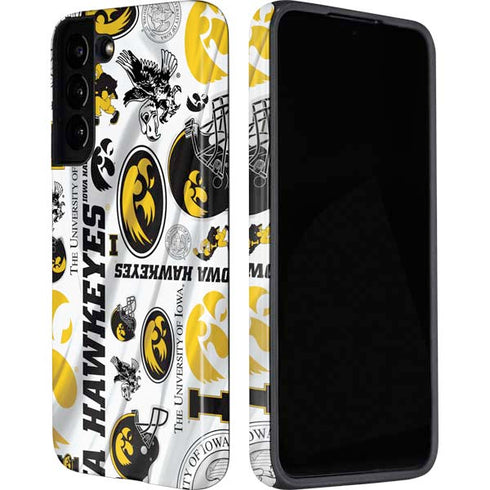 University of Iowa Hawkeyes Pattern Galaxy S22 Pro Case
