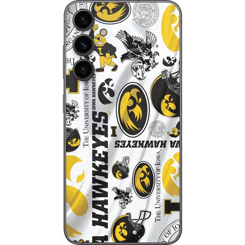 University of Iowa Hawkeyes Pattern Galaxy S23 FE Skin