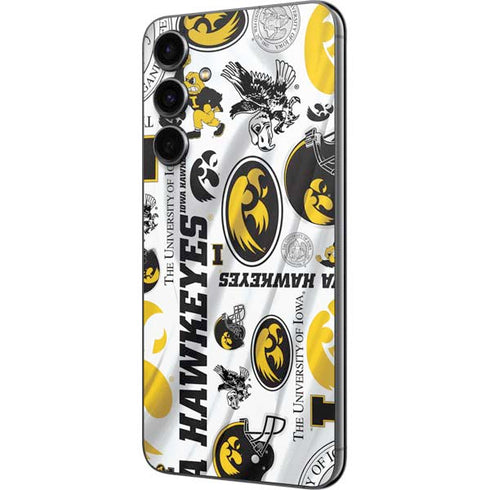 University of Iowa Hawkeyes Pattern Galaxy S23 FE Skin