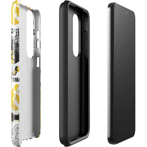University of Iowa Hawkeyes Pattern Galaxy S23 Plus Pro Case