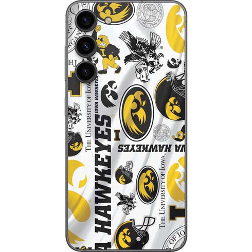 University of Iowa Hawkeyes Pattern Galaxy S23 Plus Skin