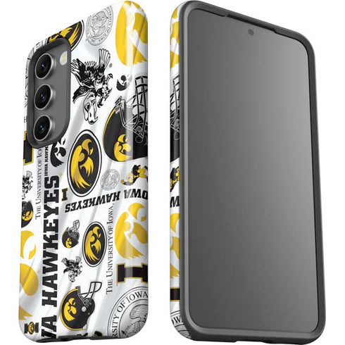 University of Iowa Hawkeyes Pattern Galaxy S23 Pro Case