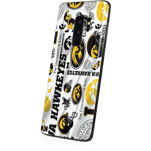 University of Iowa Hawkeyes Pattern Galaxy S9 Plus Skin