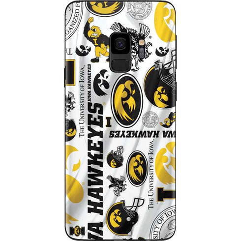 University of Iowa Hawkeyes Pattern Galaxy S9 Skin