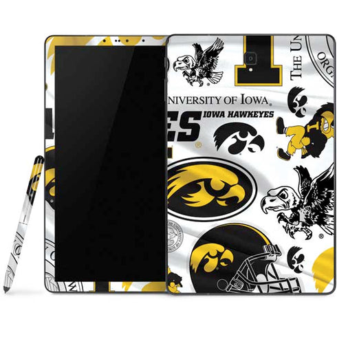 University of Iowa Hawkeyes Pattern Samsung Galaxy Tab Skin