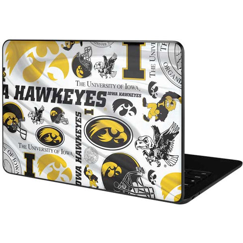 University of Iowa Hawkeyes Pattern Google Pixelbook Go Skin