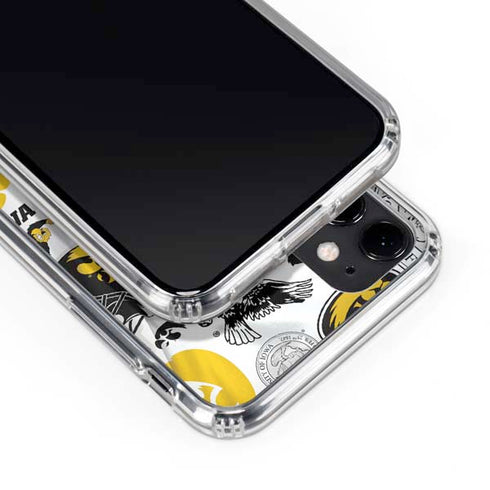University of Iowa Hawkeyes Pattern iPhone 11 Clear Case